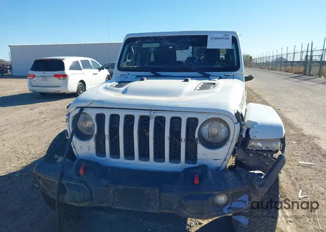 2022 Jeep Gladiator Rubicon 4X4 из США, поврежденный, VIN 1C6JJTBG2NL103270